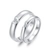 Cặp Nhẫn Cưới 10K CZ Tender Love