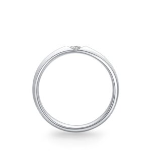 Nhẫn cưới nam 14K CZ Tender Love