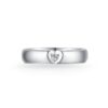 Nhẫn cưới nam 14K CZ Tender Love