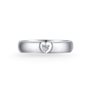Nhẫn cưới nam 14K CZ Tender Love