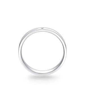 Nhẫn cưới nam 18K Kim Cương Esmeralda