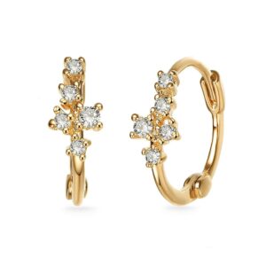 Hoa Tai Vàng 10K CZ Ava