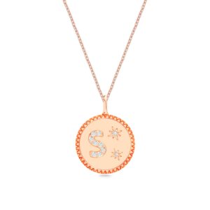 Mặt dây chuyền 10K CZ Stella