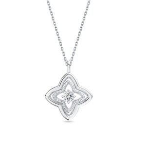 Mặt Dây Chuyền Vàng 10K CZ Ivy