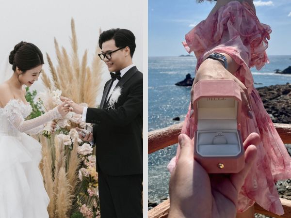 Nhẫn đính hôn và nhẫn cưới khác nhau không