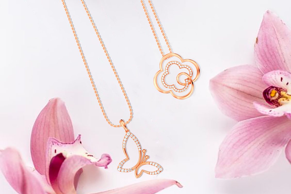 Dây chuyền vàng hồng