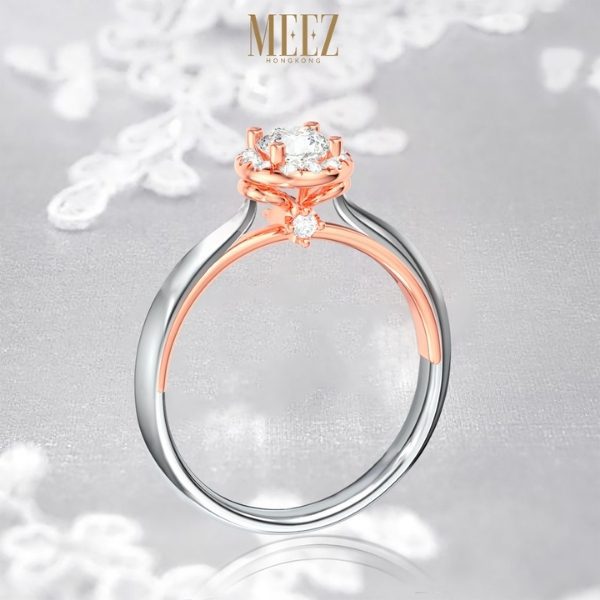 Mẫu nhẫn cầu hôn đơn giản