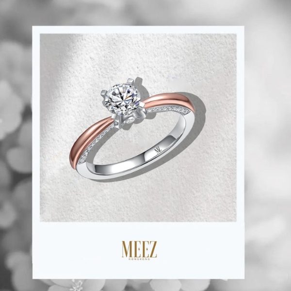 Mẫu nhẫn cầu hôn đơn giản