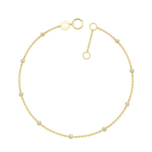 Lắc tay vàng 18K CZ Oprah
