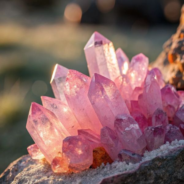 Nguồn gốc và truyền thuyết đá thạch anh hồng