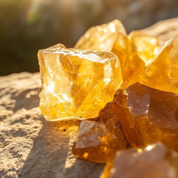 Đá thạch anh vàng