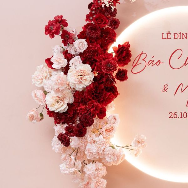 Hoa cát tường trang trí đám cưới