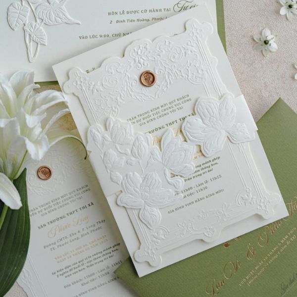 Mẫu thiệp cưới cổ điển