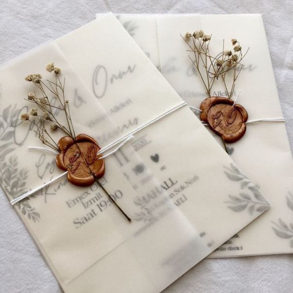 Mẫu thiệp cưới vintage