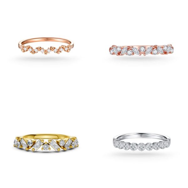 Nhẫn nữ hình học hiện đại