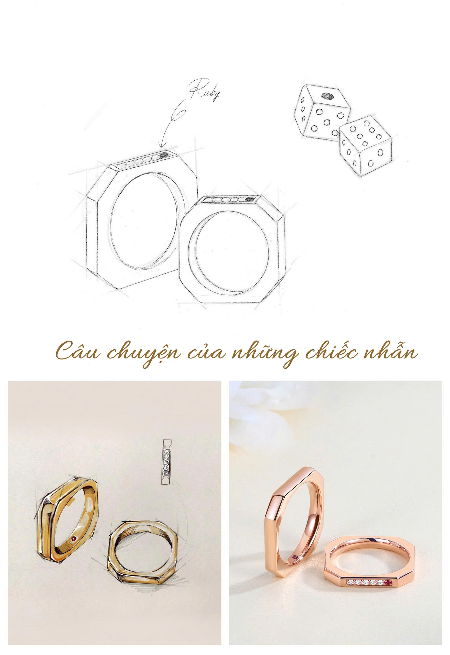 Nhẫn cưới thiết kế riêng