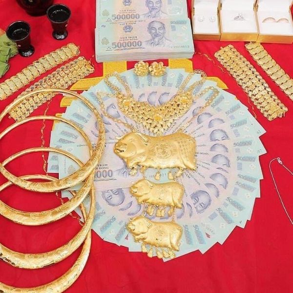 Xu hướng sính lễ vàng cưới hiện nay