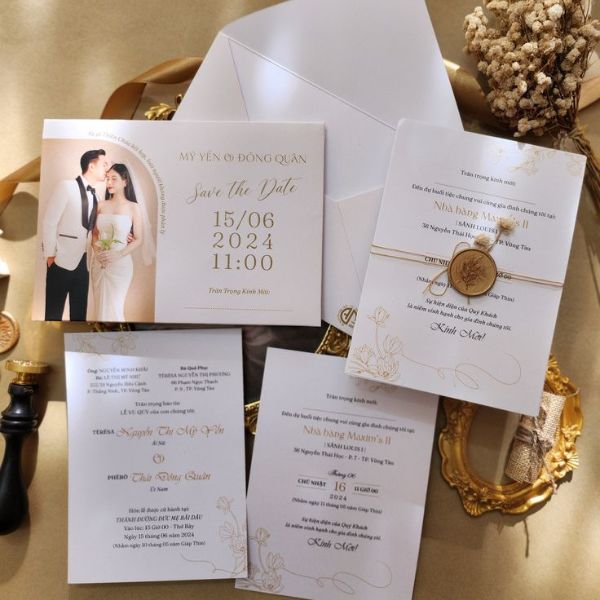 Mẹo ghi thiệp cưới nhanh và đẹp