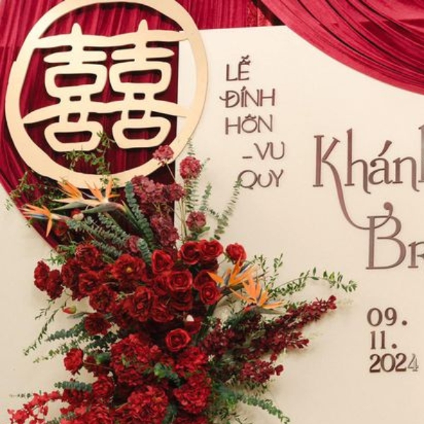 Gợi ý một số hình ảnh trang trí bằng chữ Hỷ đẹp trong đám cưới