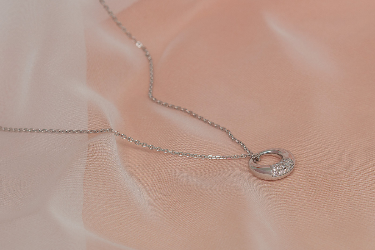 dây chuyền bạc xi bạch kim