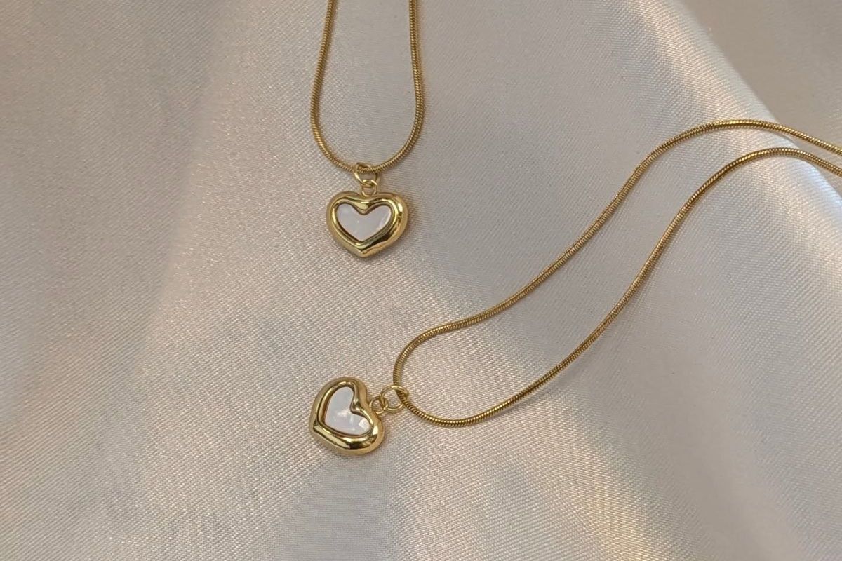 dây chuyền trái tim