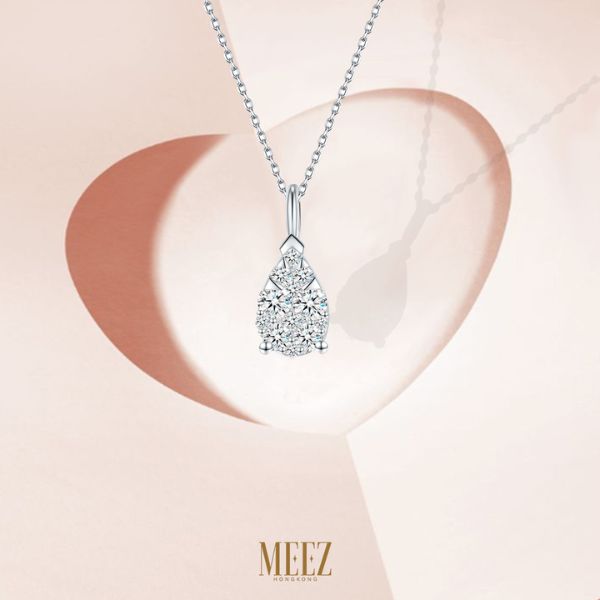 Mẫu dây chuyền vàng tây nữ 18K đẹp, sang trọng