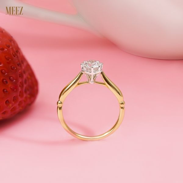 Nhẫn 1 hột có kiểu dáng như thế nào?