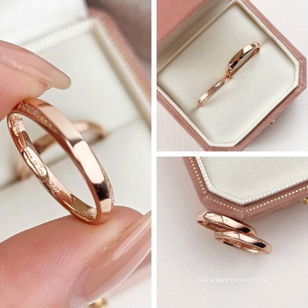 Top những cặp nhẫn đôi khắc tên đẹp tại MEEZ