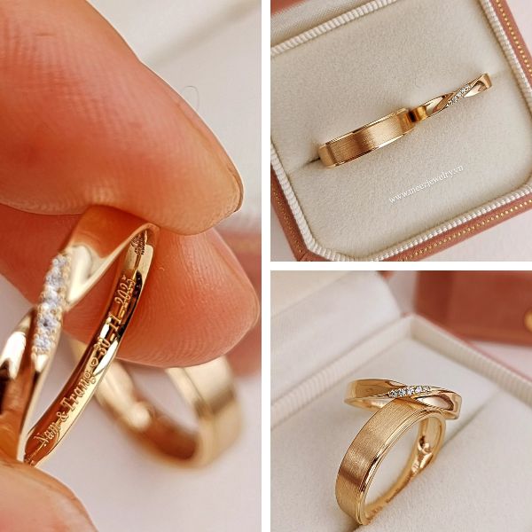 Top những cặp nhẫn đôi khắc tên đẹp tại MEEZ