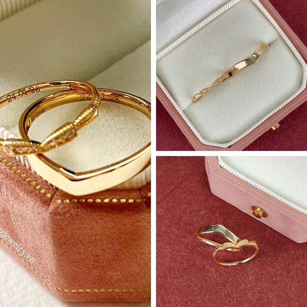 Top những cặp nhẫn đôi khắc tên đẹp tại MEEZ