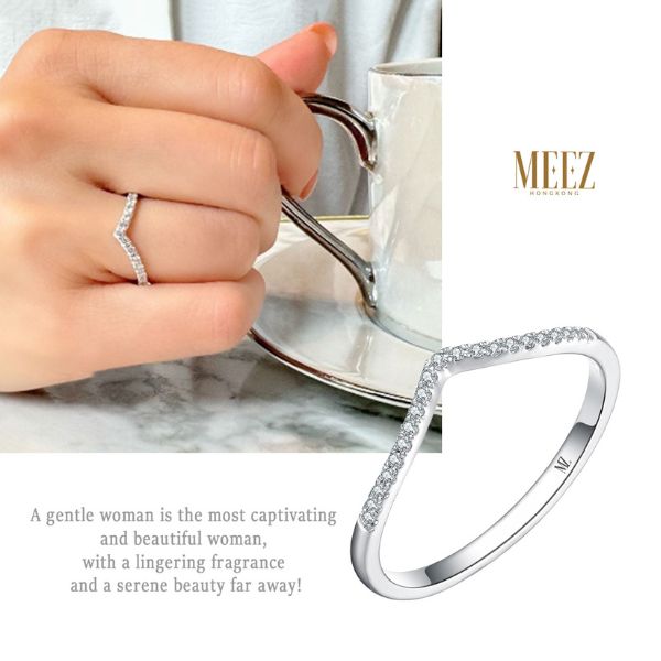 Nhẫn kim cương tấm Pretty Lady