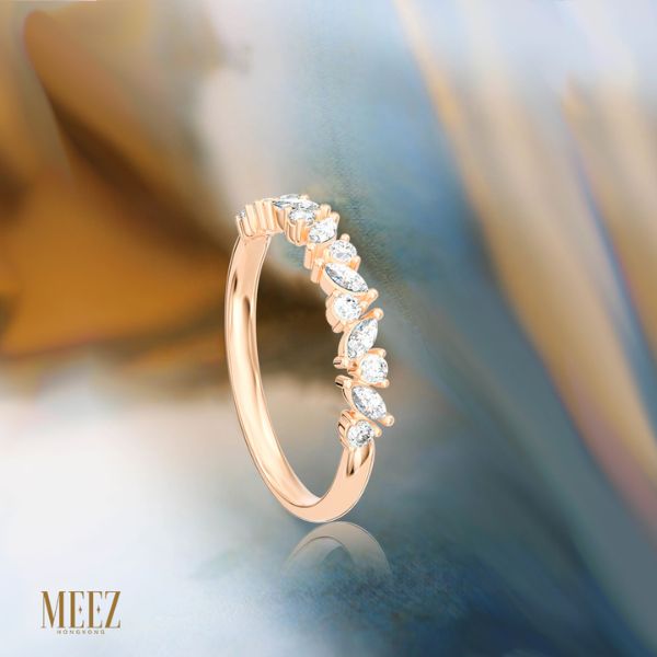 Nhẫn kim cương tấm Valerie