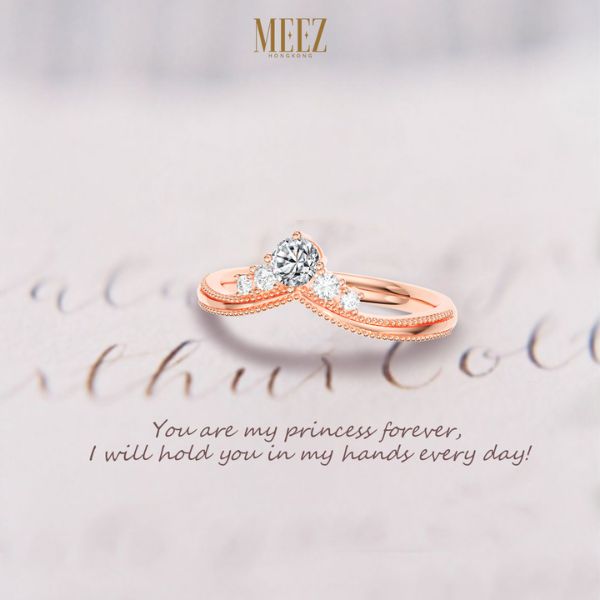 Nhẫn kim cương tấm Adelle