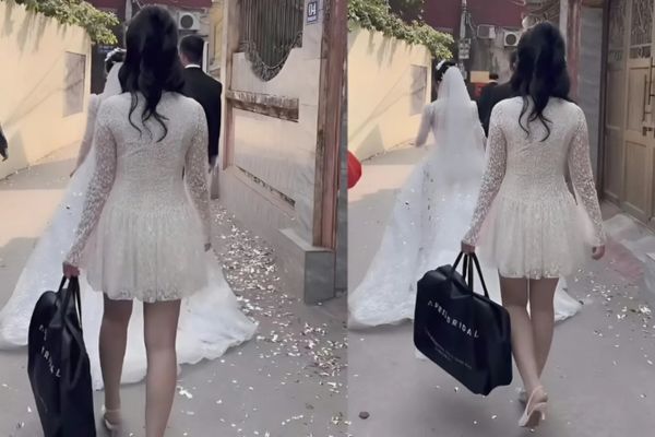 Khi đến nhà chồng, xách vali cho cô dâu để ở đâu?