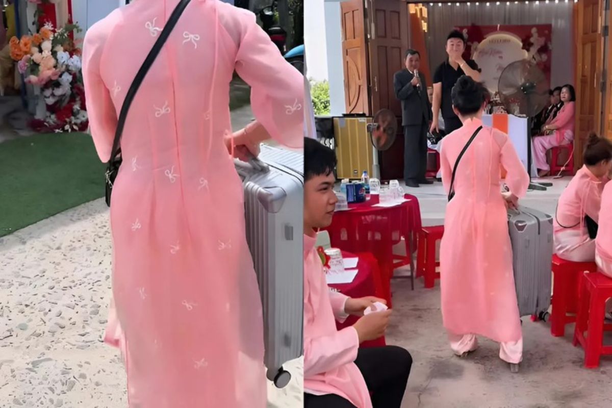 Ai là người xách vali cho cô dâu về nhà chồng