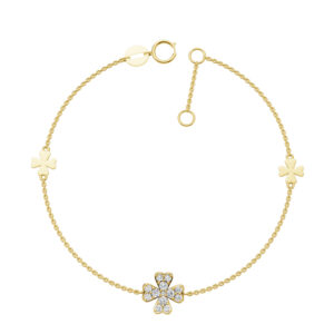 Vòng tay 10K CZ Luck