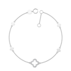 Vòng tay 10K CZ Love