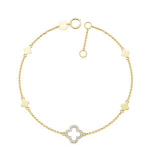 Vòng tay 10K CZ Love