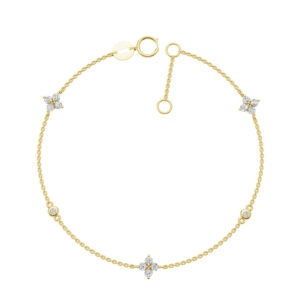 Lắc tay vàng 18K Happiness