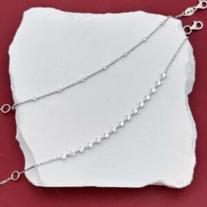 Vòng Tay Bạc CZ Elin