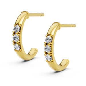 Hoa Tai Vàng 10K CZ Aria