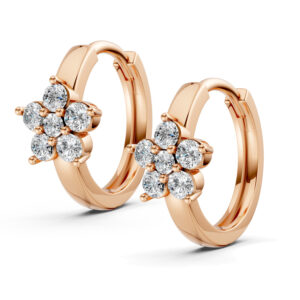 Hoa Tai Vàng 10K CZ Thalia