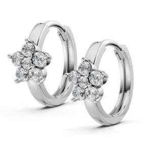 Hoa Tai Vàng 10K CZ Thalia