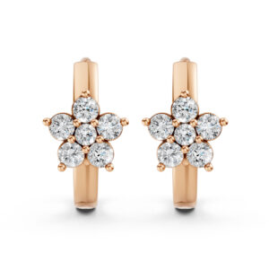 Hoa Tai Vàng 10K CZ Thalia