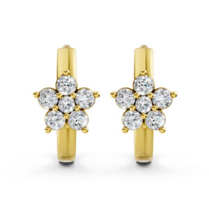 Hoa Tai Vàng 10K CZ Thalia