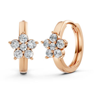 Hoa Tai Vàng 10K CZ Thalia