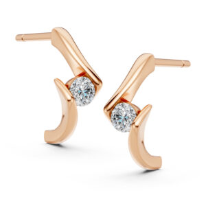 Hoa tai 10K Kim Cương Lab-grown Brooke