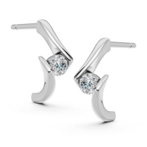 Hoa tai 10K Kim Cương Lab-grown Brooke