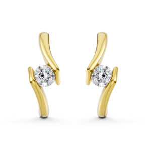 Hoa tai 10K Kim Cương Lab-grown Brooke