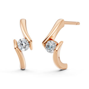 Hoa tai 10K Kim Cương Lab-grown Brooke